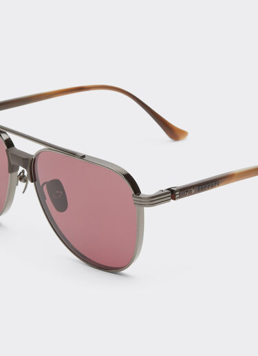 Ferrari Ferrari sunglasses in glossy gunmetaltitanium and acetate with exclusive Contrast Pro™ lenses Gunmetal LA0KZf