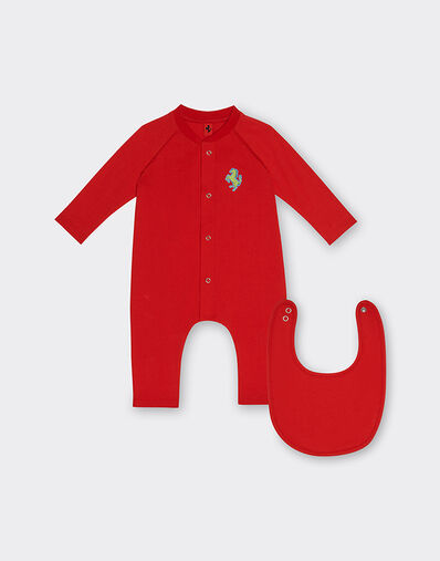 Ferrari 跃马细节新生儿套装 Rosso Corsa 红色 48536fB