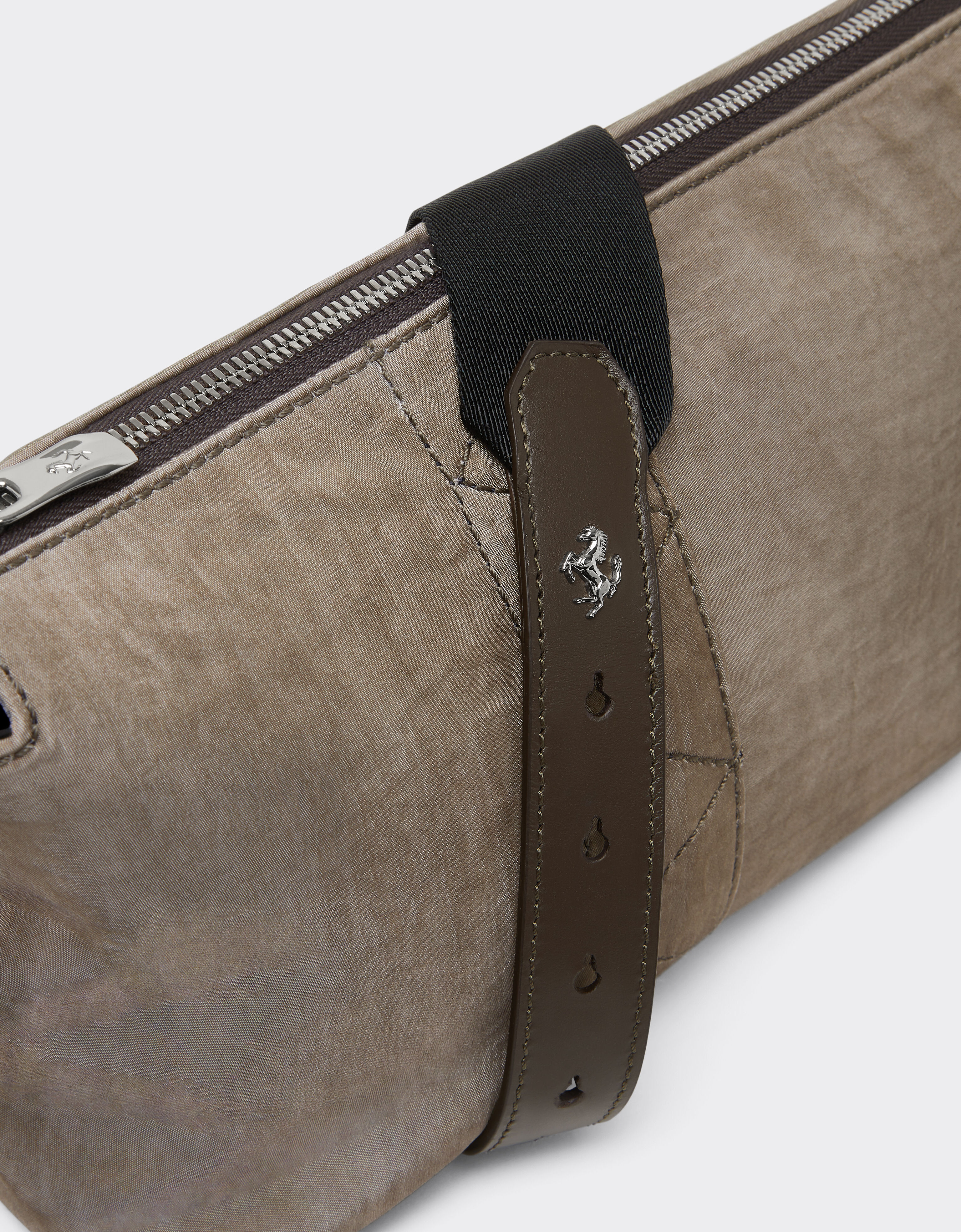 Ferrari 尼龙斜挎包 Khaki Green 50167f