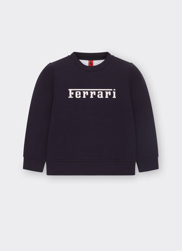 Ferrari 法拉利徽标 Scuba 潜水面料卫衣 海军蓝 22763fK