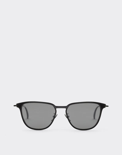 Ferrari Ferrari sunglasses in  blackmetal  with black crystal polarized lenses Black Matt LA0LDf