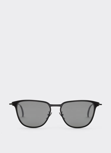 Ferrari Ferrari sunglasses in  blackmetal  with black crystal polarized lenses Black Matt LA0LDf