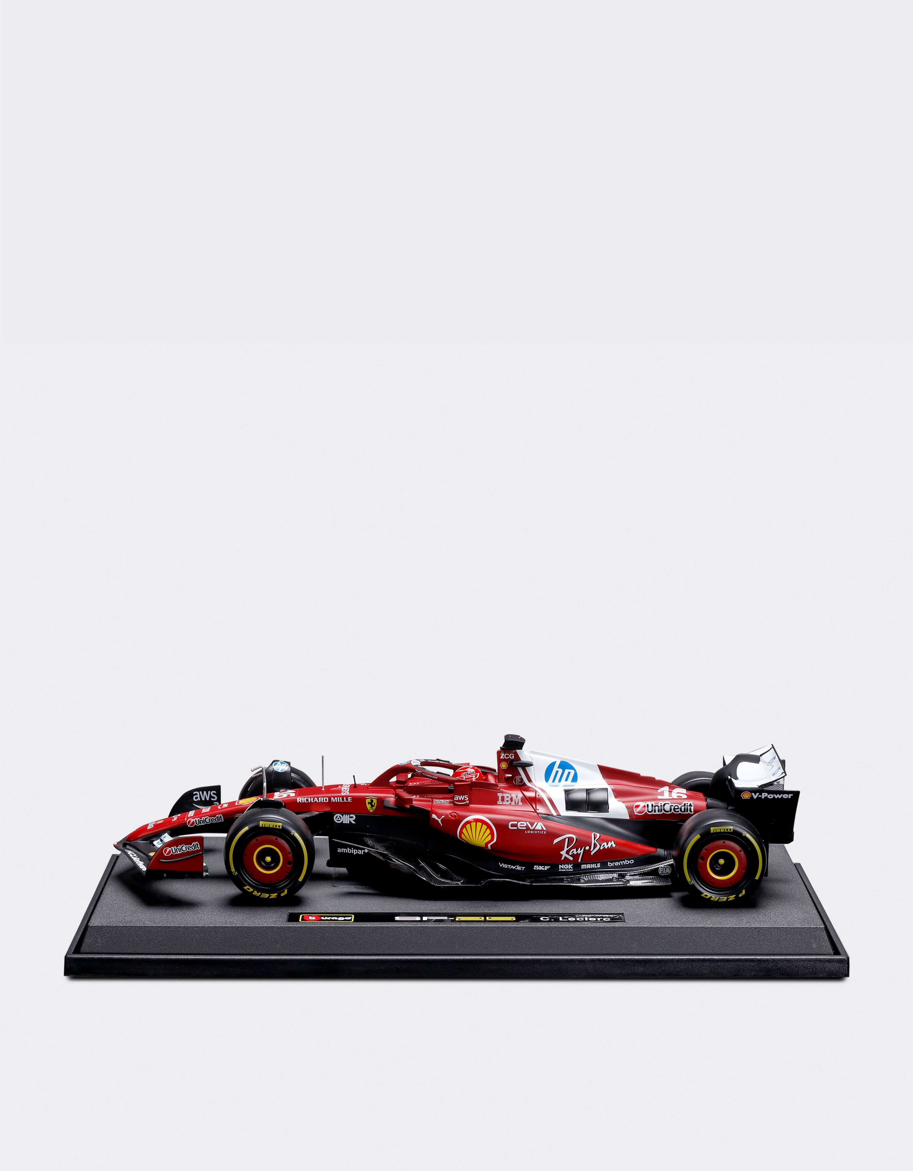 Ferrari SF-25 Leclerc Model Car, 1:18 Scale Ferrari Ferrari SF-25 Leclerc Model Car, 1:18 Scale Rosso LO0R1335EXT0001f