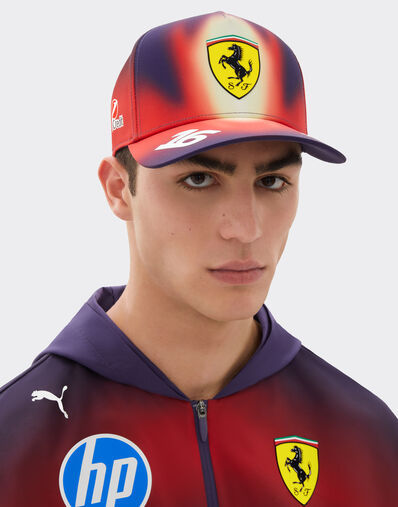 Ferrari Leclerc Replica Puma baseball cap for Scuderia Ferrari HP China 2026 Rosso LA0GNf