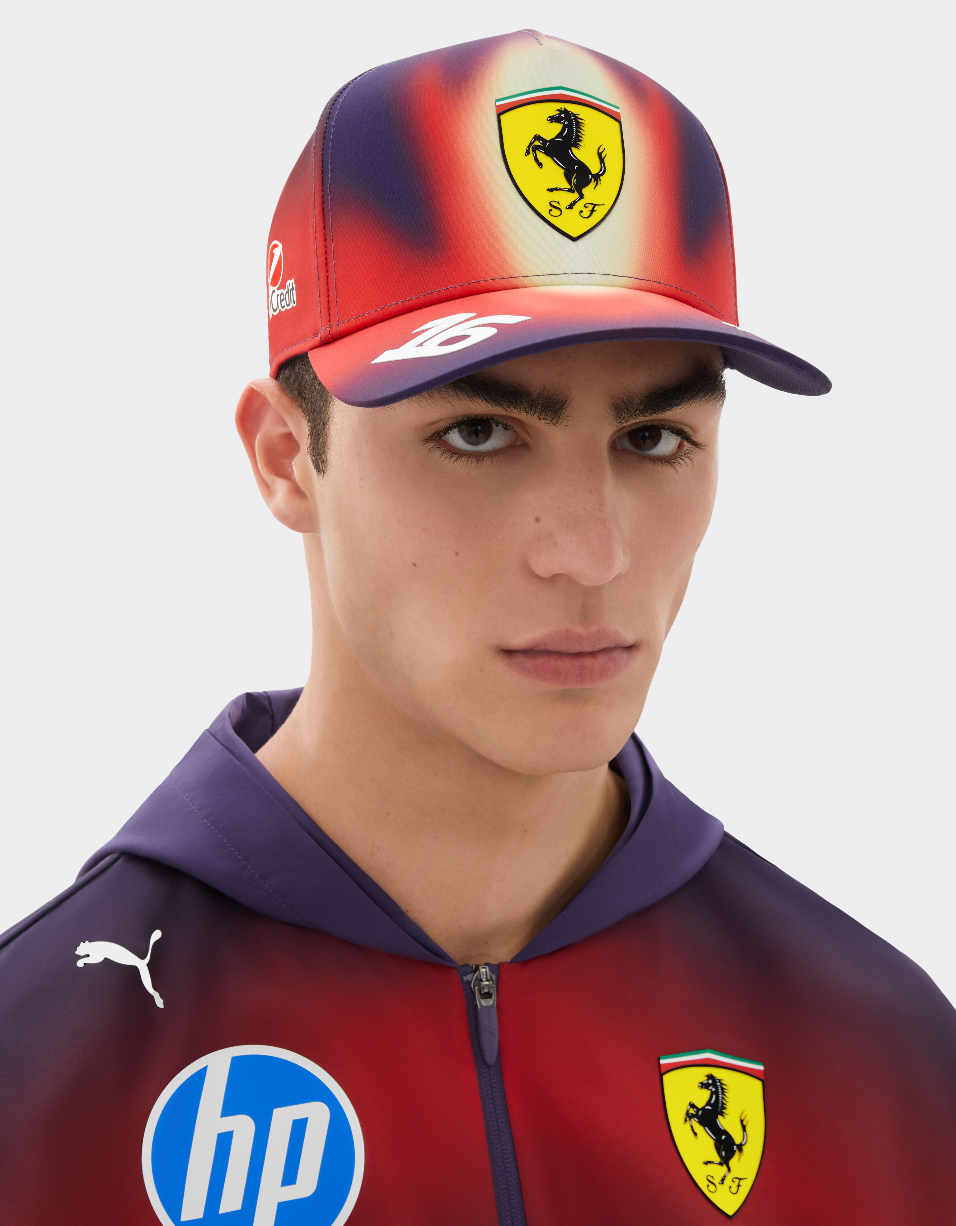 Leclerc Replica Puma baseball cap for Scuderia Ferrari HP China 2026 Ferrari Leclerc Replica Puma baseball cap for Scuderia Ferrari HP China 2026 Rosso LA0GNf