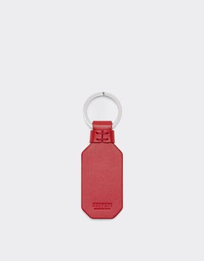 Ferrari 跃马标志皮革钥匙扣 Maison Red 50618f