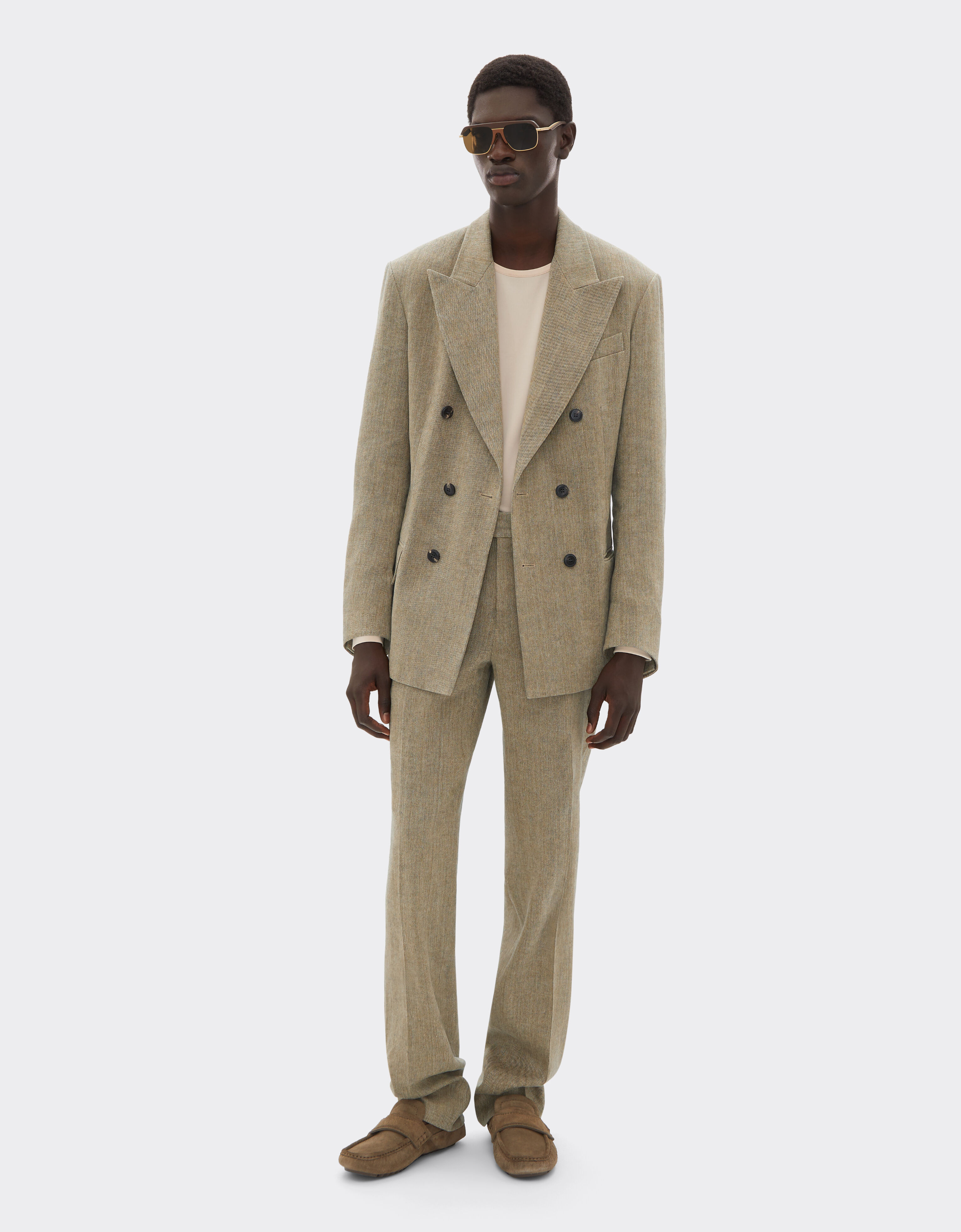 洗水斜纹西装外套 Ferrari 洗水斜纹西装外套 Khaki Green 50047f