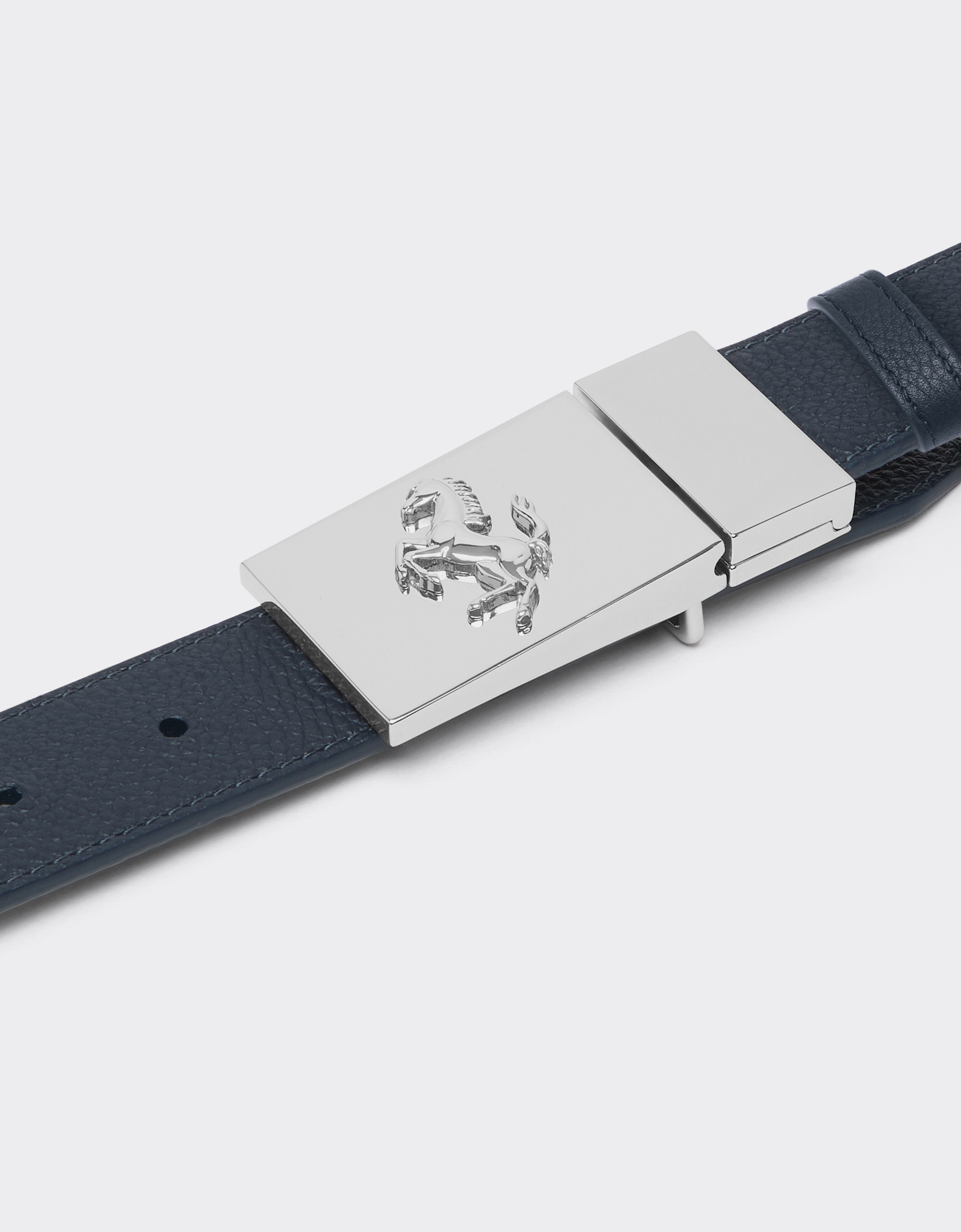 Ferrari Reversible leather belt Ultramarine 50411f