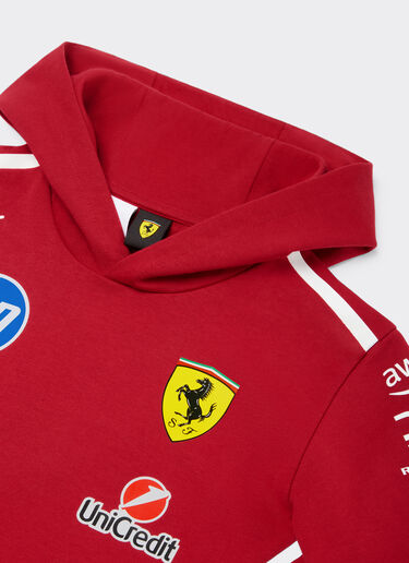 Ferrari Puma 与 Scuderia Ferrari HP 合作款2025车队青少年连帽衫 樱桃色 LA029fK