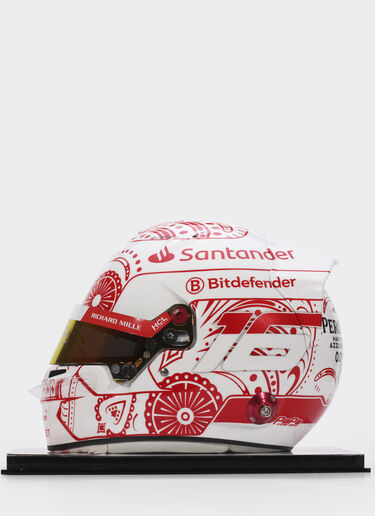 Ferrari 1:1比例 Charles Leclerc 亲笔签名墨西哥2024特别版头盔 赛车红 LA00Hf