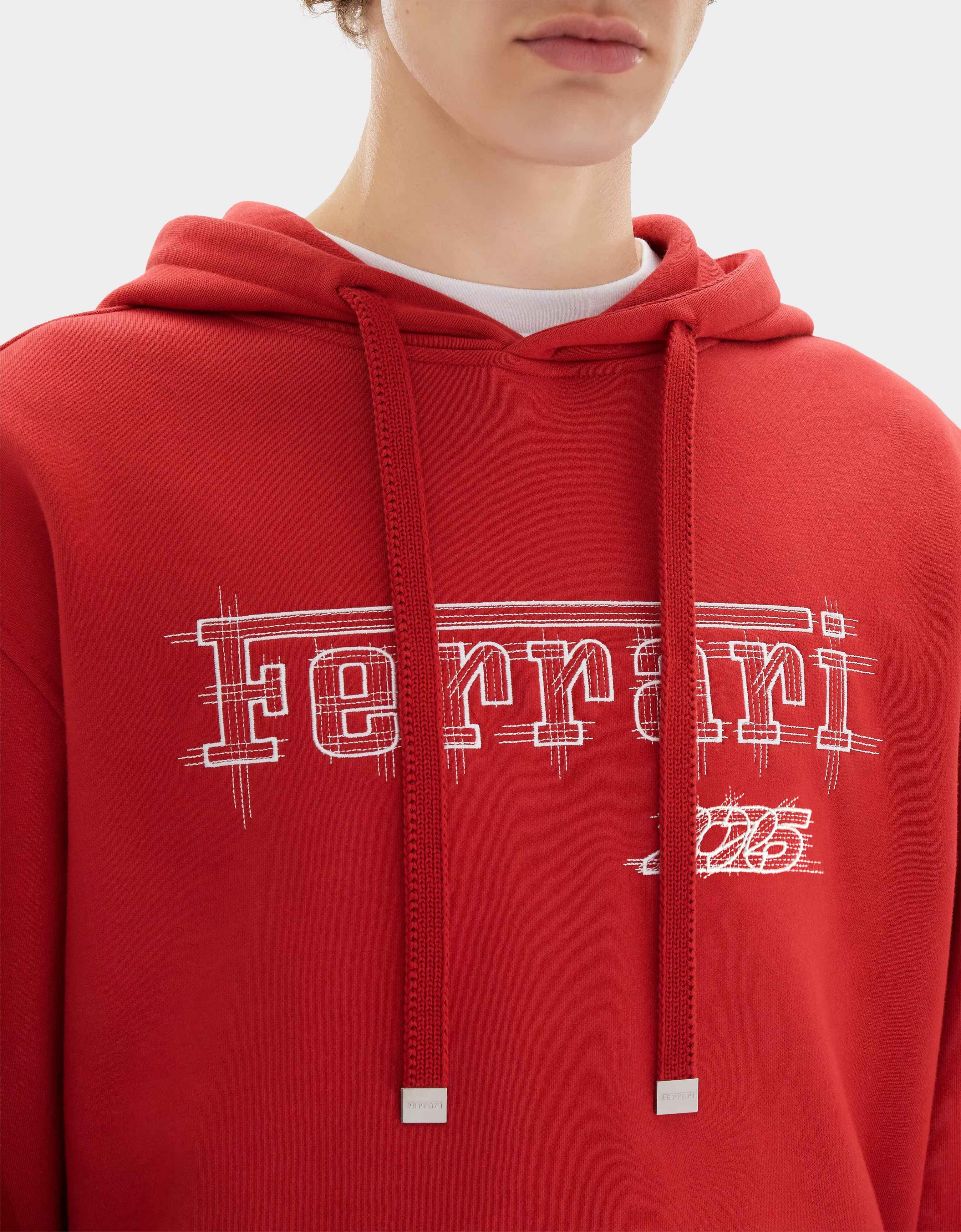 Sweat-shirt Ferrari en coton pour le GP de Monaco 2026 Ferrari Sweat-shirt Ferrari en coton pour le GP de Monaco 2026 Rosso Magma CJMSW0051JCO0057f