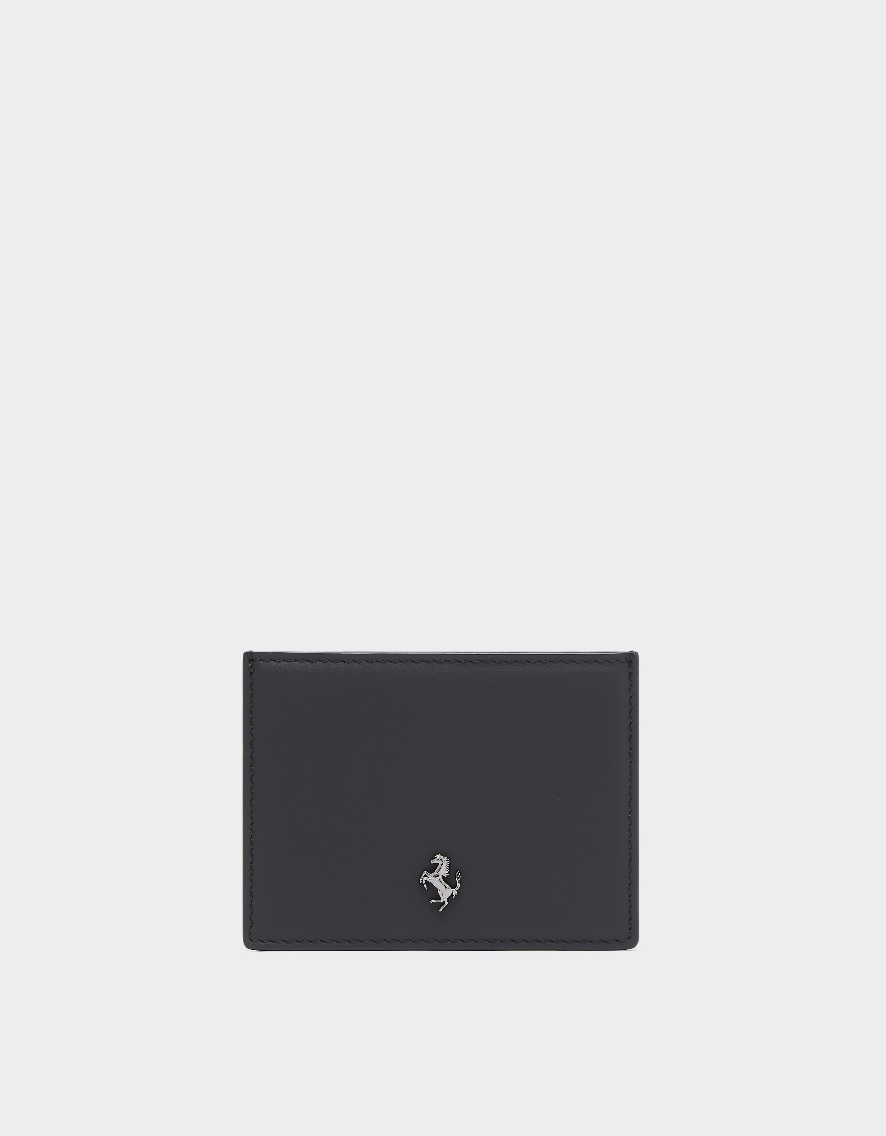 Ferrari Second Life Leather Card Holder Black 21435f