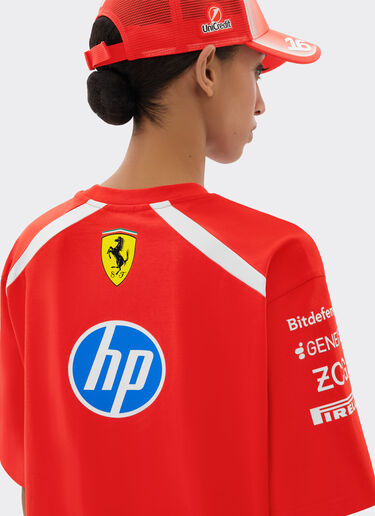 Ferrari Leclerc Replica Drivers Authentic 2026 Puma for Scuderia Ferrari HP T-shirt Red LA0H3f