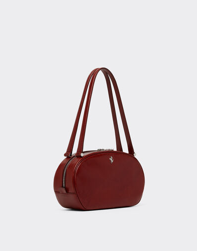 Ferrari La Ferrari Dino Tote Soft 亮面皮革托特包 Fired Brick 51325f