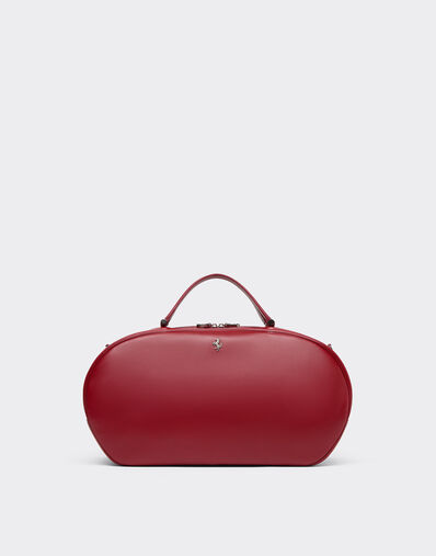 BOWLING LA FERRARI DINO BAG SOFT PLAIN LEATHER Ferrari BOWLING LA FERRARI DINO BAG SOFT PLAIN LEATHER Rosso Maison 50162f