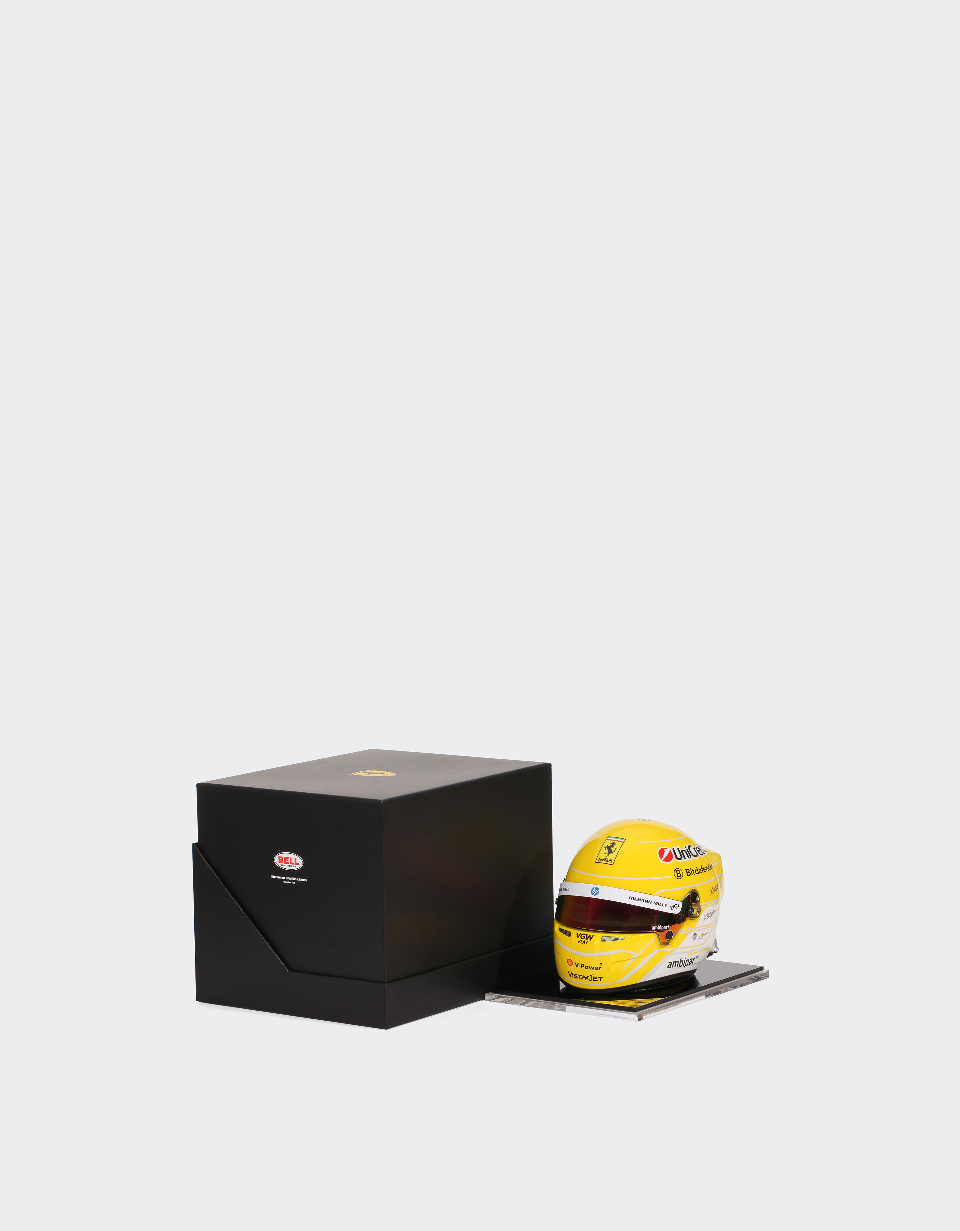 Ferrari 1:2比例汉密尔顿蒙扎迷你头盔 - 2025特别版 MULTICOLOUR LA07Qf