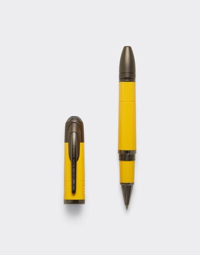 Ferrari 万宝龙著名人物系列恩佐·法拉利特别版 Giallo Modena 滚珠笔 黄色 F1596f