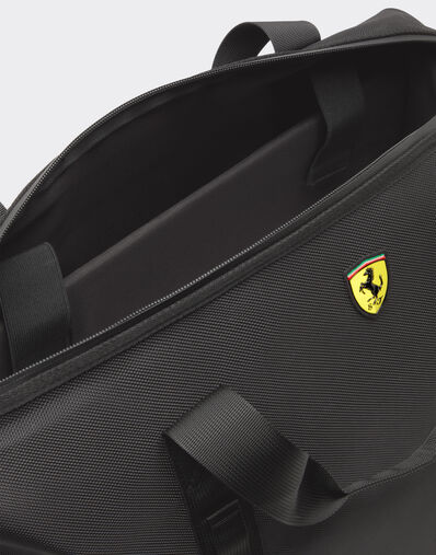  Weekender bag in technical fabric Nero SBNWE0003HMM0033f