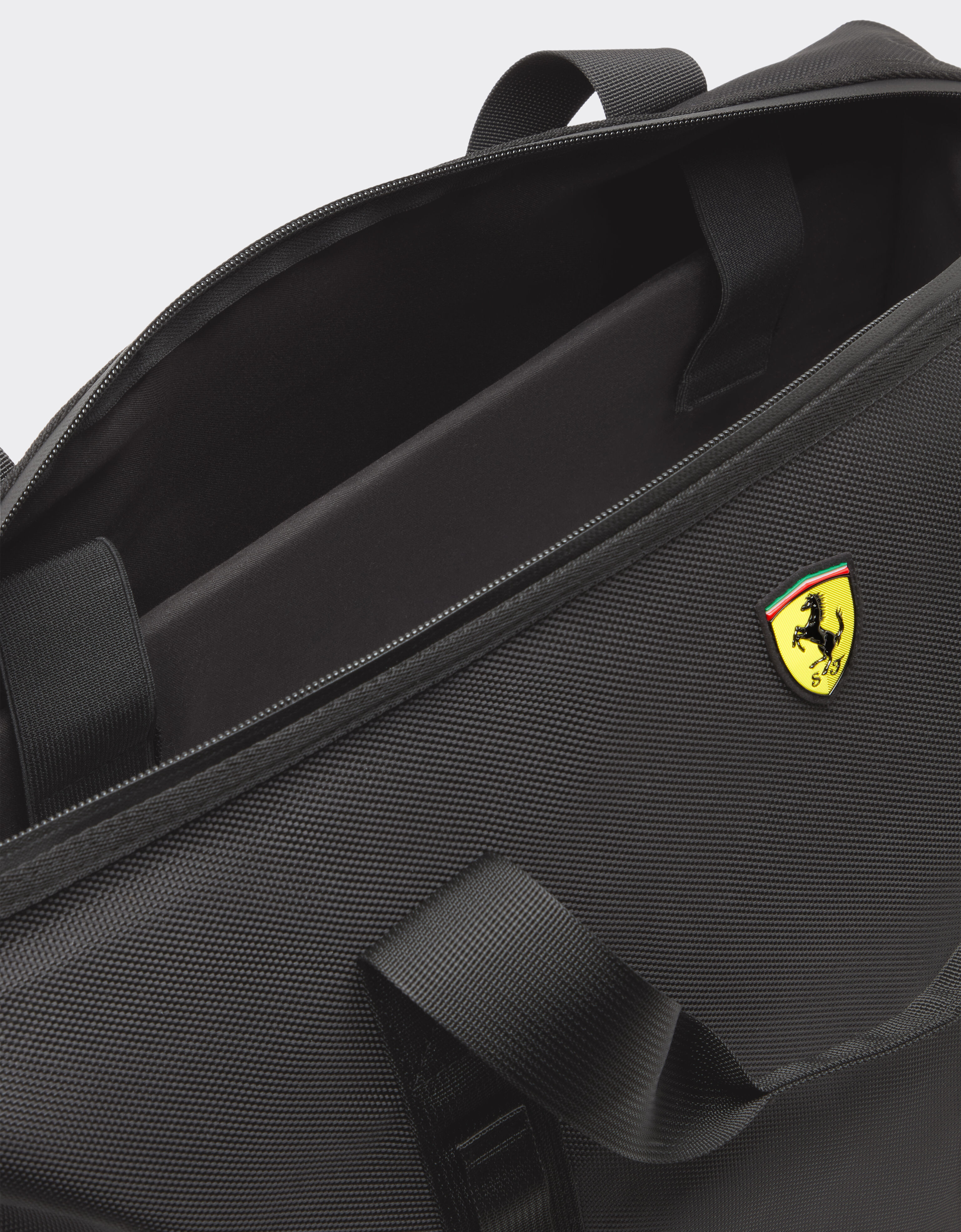  Weekender bag in technical fabric Nero SBNWE0003HMM0033f