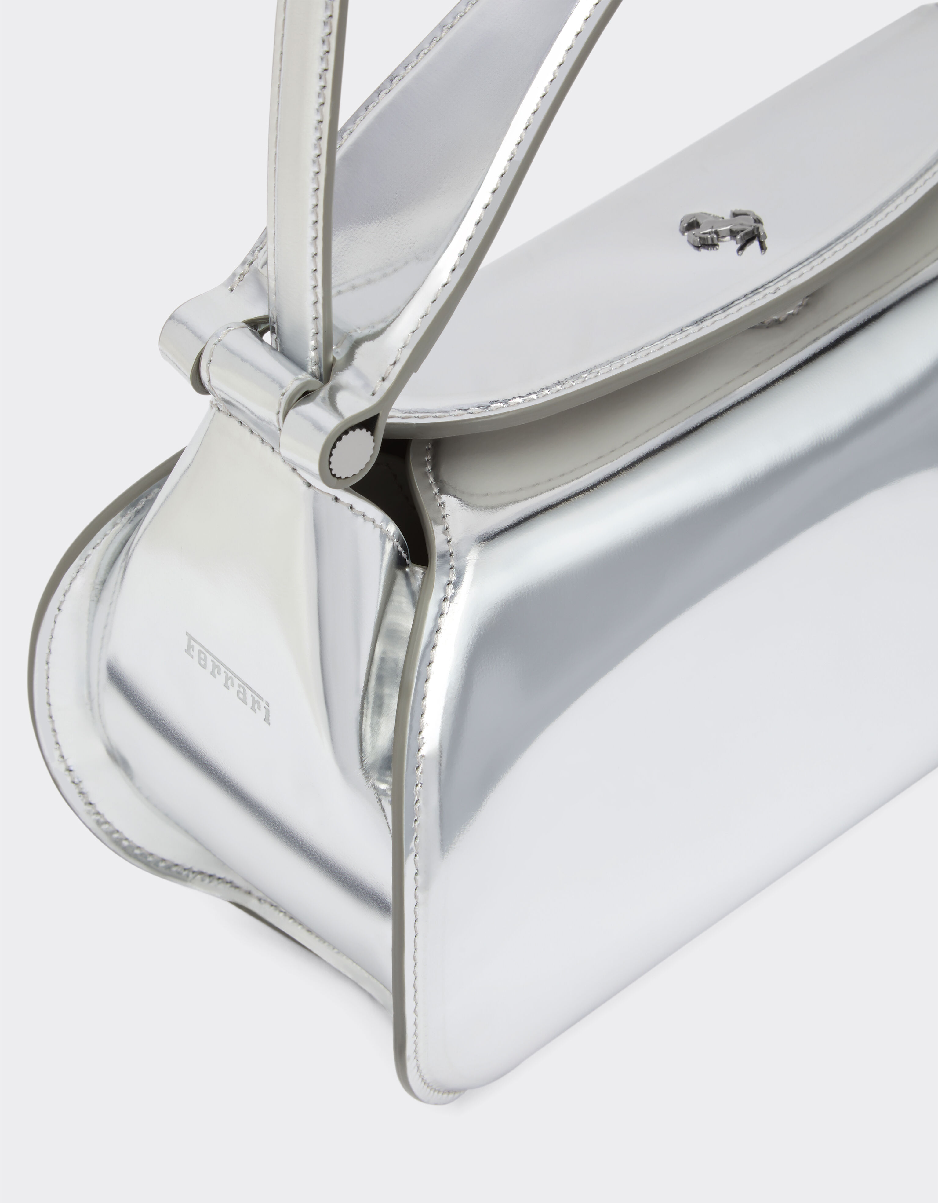 Ferrari La Ferrari Dino Top Handle Bag 银色 22069f