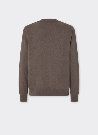 Ferrari 法拉利徽标丝棉混纺卫衣 Clay 50816f