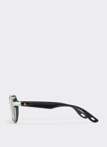 Ferrari Ray-Ban for Scuderia Ferrari RB3703M gunmetal with silver mirror blue gradient lenses 深灰色 F0690f