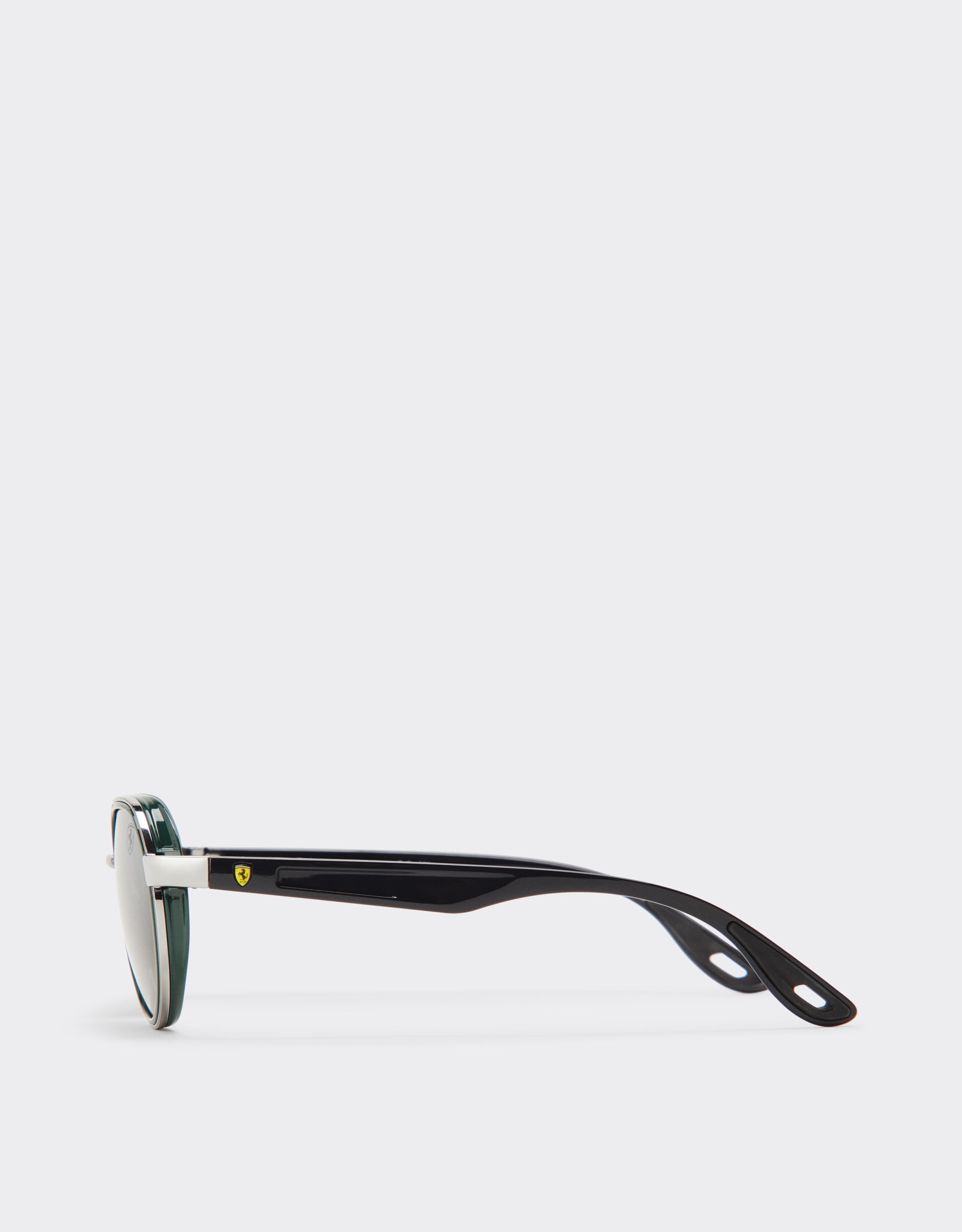 Ferrari Ray-Ban for Scuderia Ferrari RB3703M gunmetal with silver mirror blue gradient lenses 深灰色 F0690f