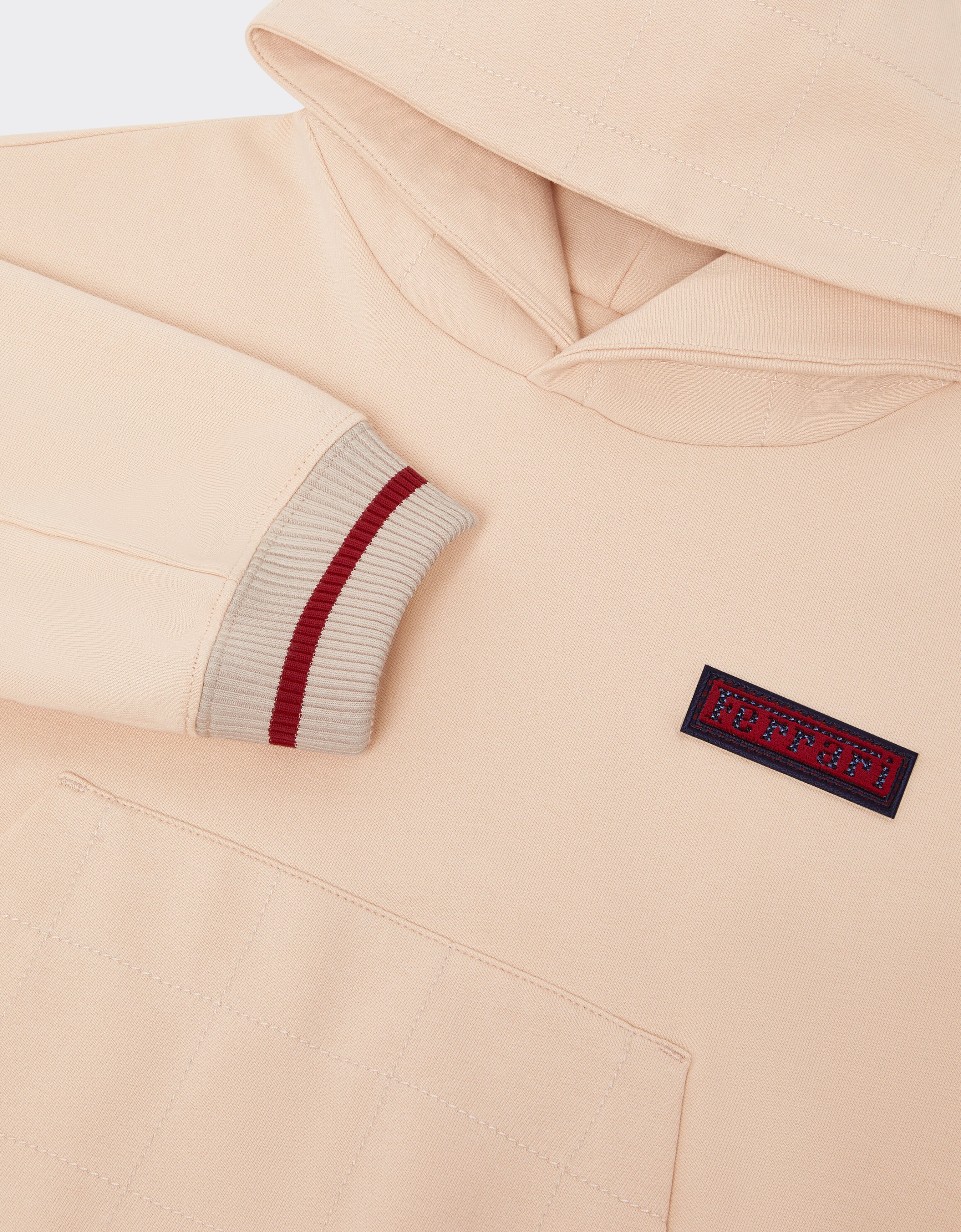 棉质连帽卫衣 Ferrari 棉质连帽卫衣 Powder Pink 50143fK