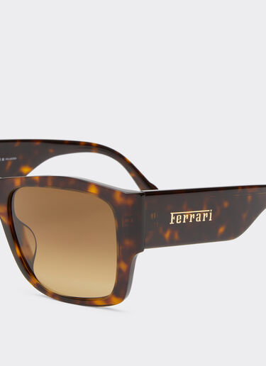Ferrari 法拉利偏光棕色渐变镜片哈瓦那色醋酸纤维太阳镜 玳瑁色 F1264f