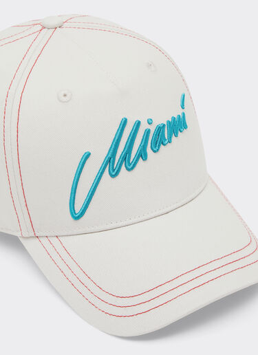 Ferrari Scuderia Ferrari Miami 2026 Baseball Cap Avorio SANCP0023HMM0029f