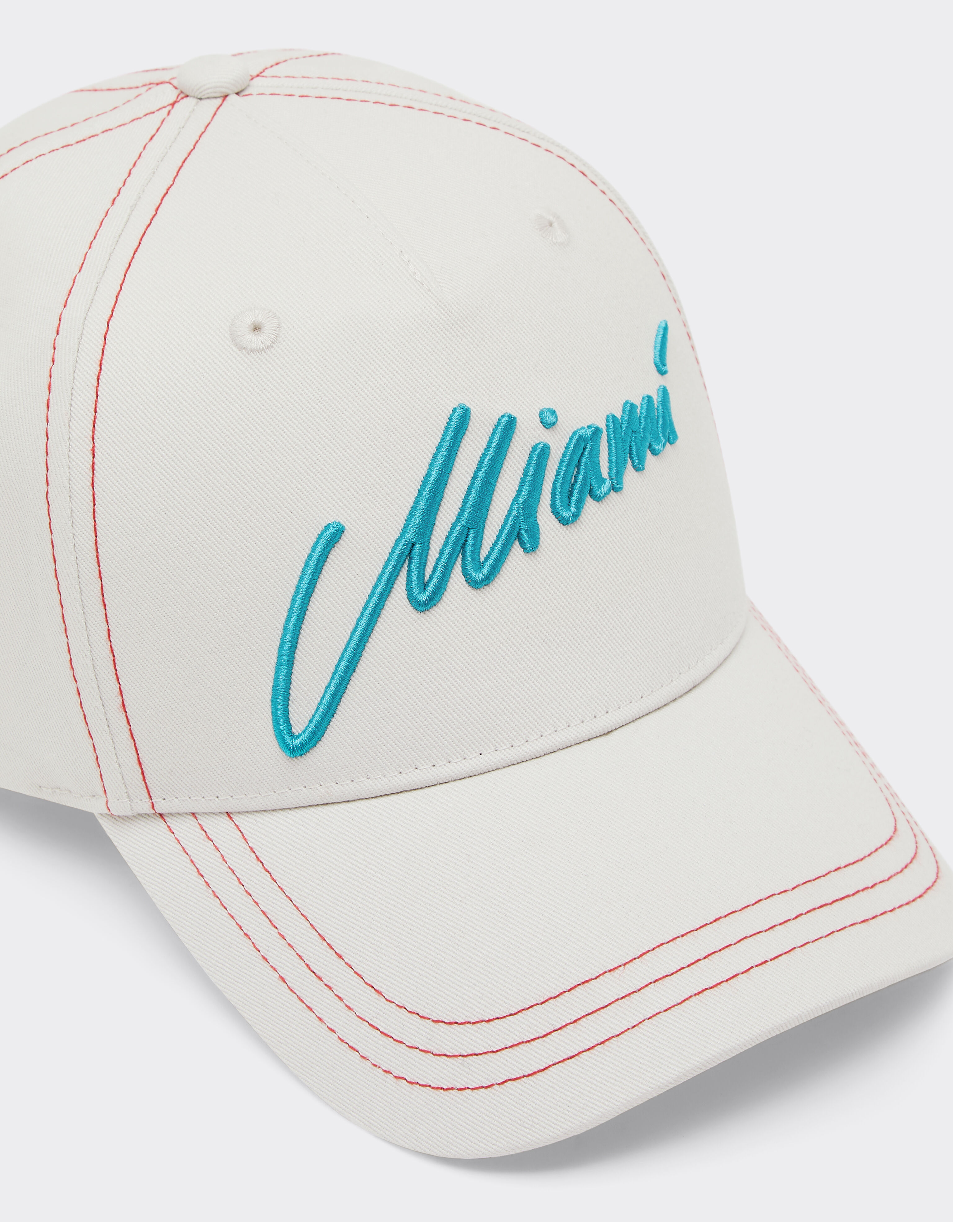Ferrari Scuderia Ferrari Miami 2026 Baseball Cap Avorio SANCP0023HMM0029f