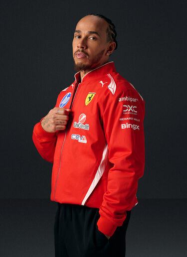 Replica Drivers Authentic 2026 Bomber Jacket Puma for Scuderia Ferrari HP Ferrari Replica Drivers Authentic 2026 Bomber Jacket Puma for Scuderia Ferrari HP Red LA0H1f