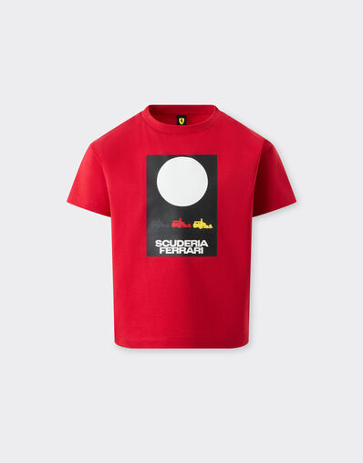  T-shirt with Scuderia Ferrari graphic Rosso SJBTH0059JCO0021f
