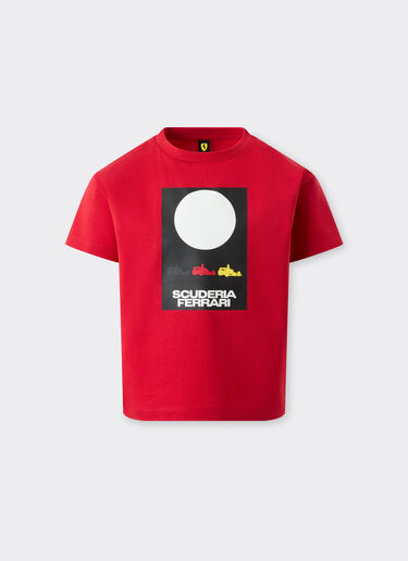  T-shirt with Scuderia Ferrari graphic Rosso SJBTH0059JCO0021f