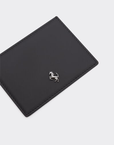 Ferrari Second Life Leather Card Holder Black 21435f