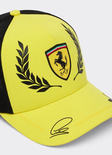 Ferrari Hamilton GP Silverstone 2026 Replica Trucker Cap Yellow LA0CP1149EXT0001f