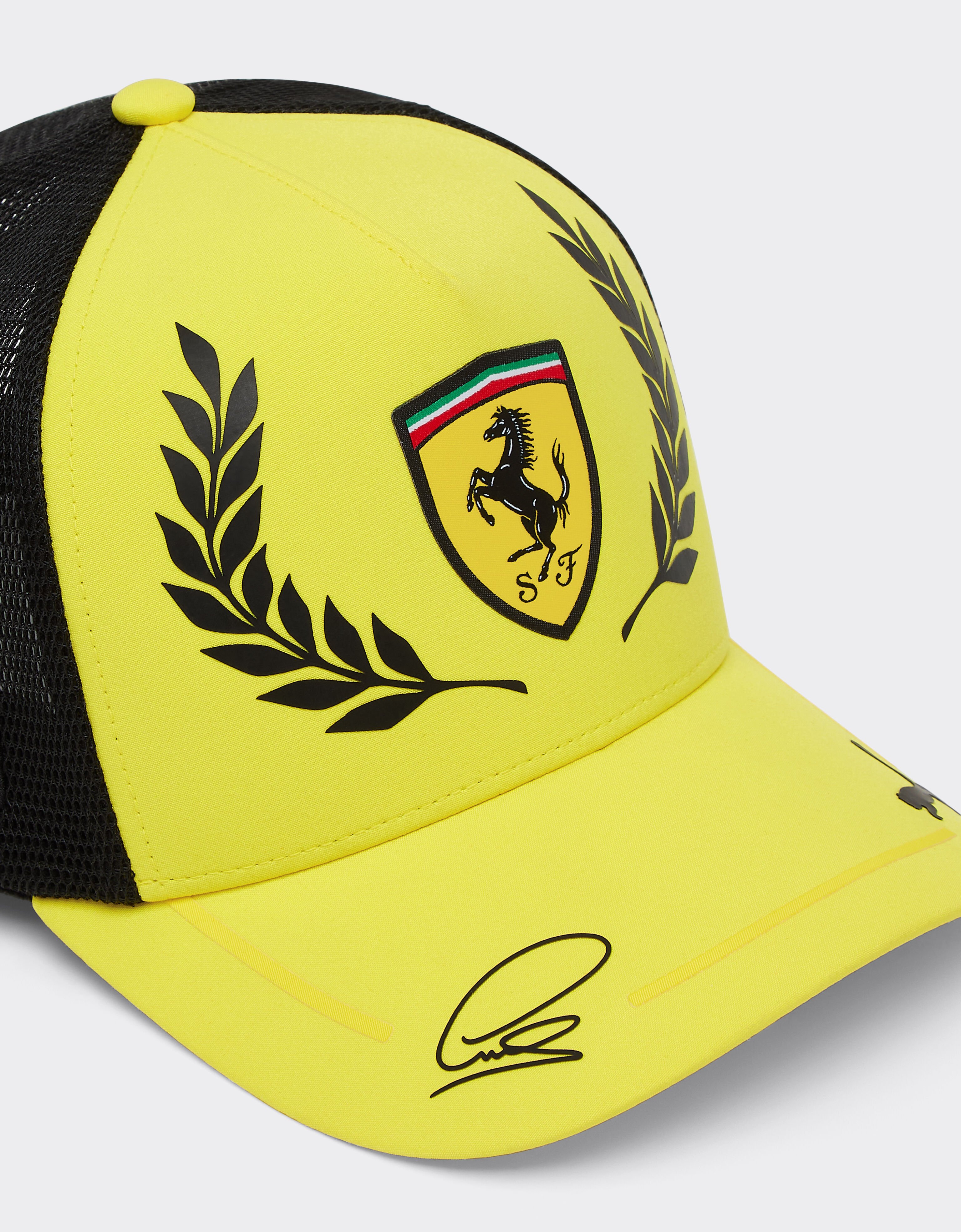 Ferrari Hamilton GP Silverstone 2026 Replica Trucker Cap Yellow LA0CP1149EXT0001f