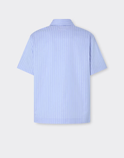 Ferrari Cotton shirt with Ferrari Monogram pattern Oxford 50071f