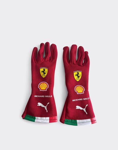 Ferrari Leclerc Replica Racing Gloves for the 2026 Monaco Grand Prix Rosso LA0GL1083EXT0001f