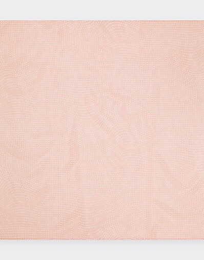 Ferrari Cavallino Dots 印花真丝方巾 裸色 22480f