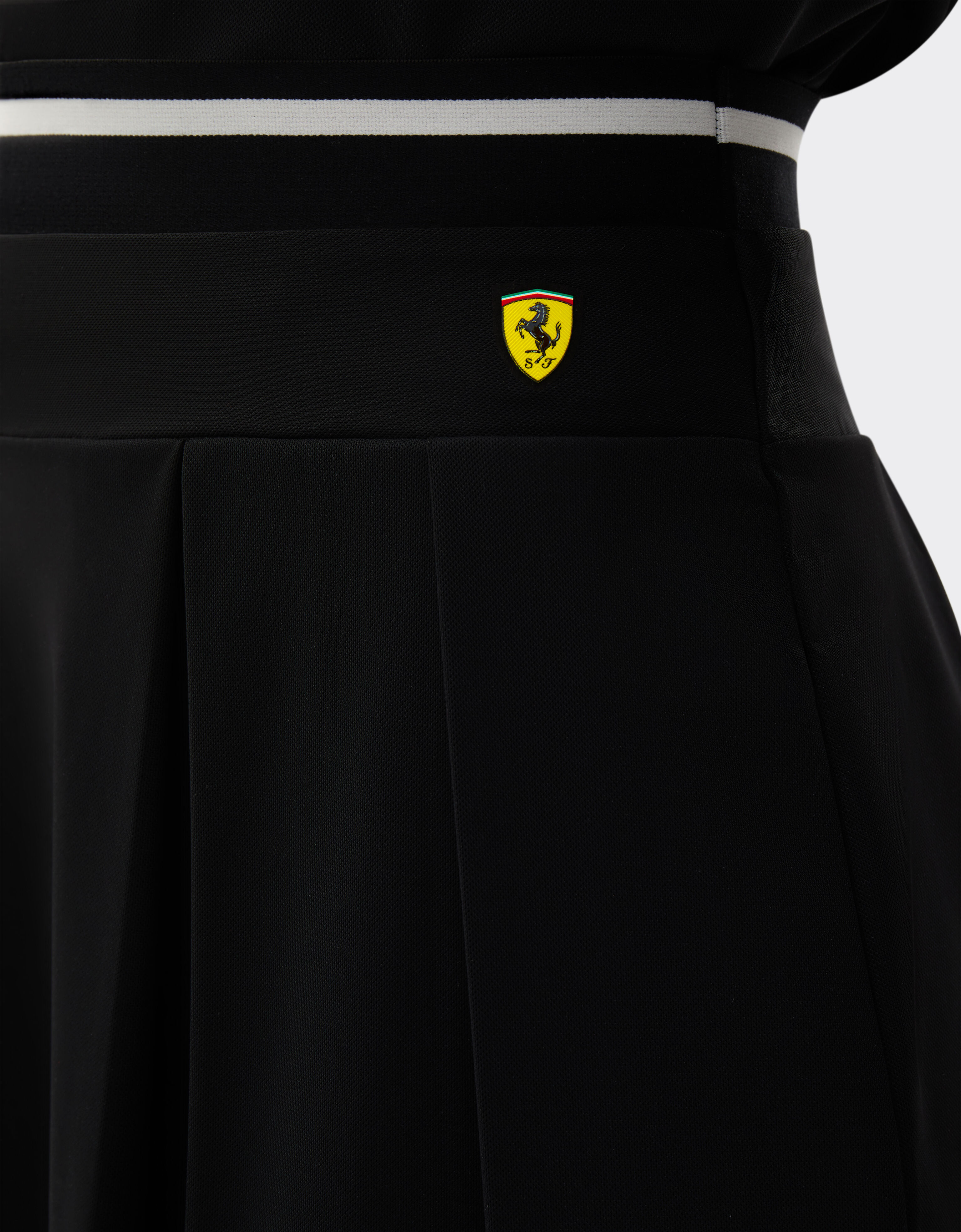  Technical piqué mini skirt Nero SKWTR0001KWO0003f