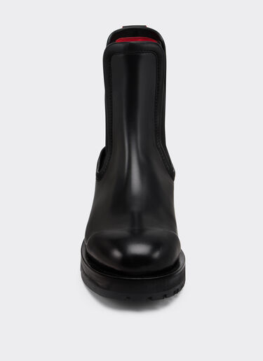 Chelsea ankle boot in matte leather Ferrari Chelsea ankle boot in matte leather Black 22739f