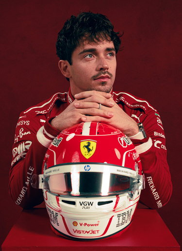 Ferrari 1:1比例2025 Charles Leclerc头盔 多色 LA079f