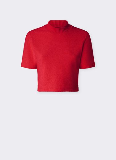 Top en molleton bouclé Ferrari Top en molleton bouclé Rosso Magma CJWTH0020JCO0054f