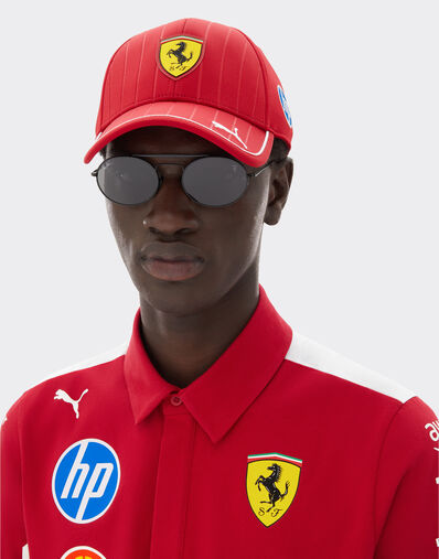 Ferrari 雷朋与法拉利车队合作款 RB3775M 深灰色镜片黑色金属太阳镜 黑色 LA0EEf