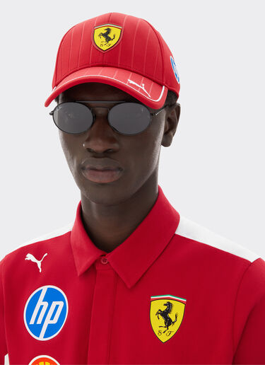 雷朋与法拉利车队合作款 RB3775M 深灰色镜片黑色金属太阳镜 Ferrari 雷朋与法拉利车队合作款 RB3775M 深灰色镜片黑色金属太阳镜 黑色 LA0EEf