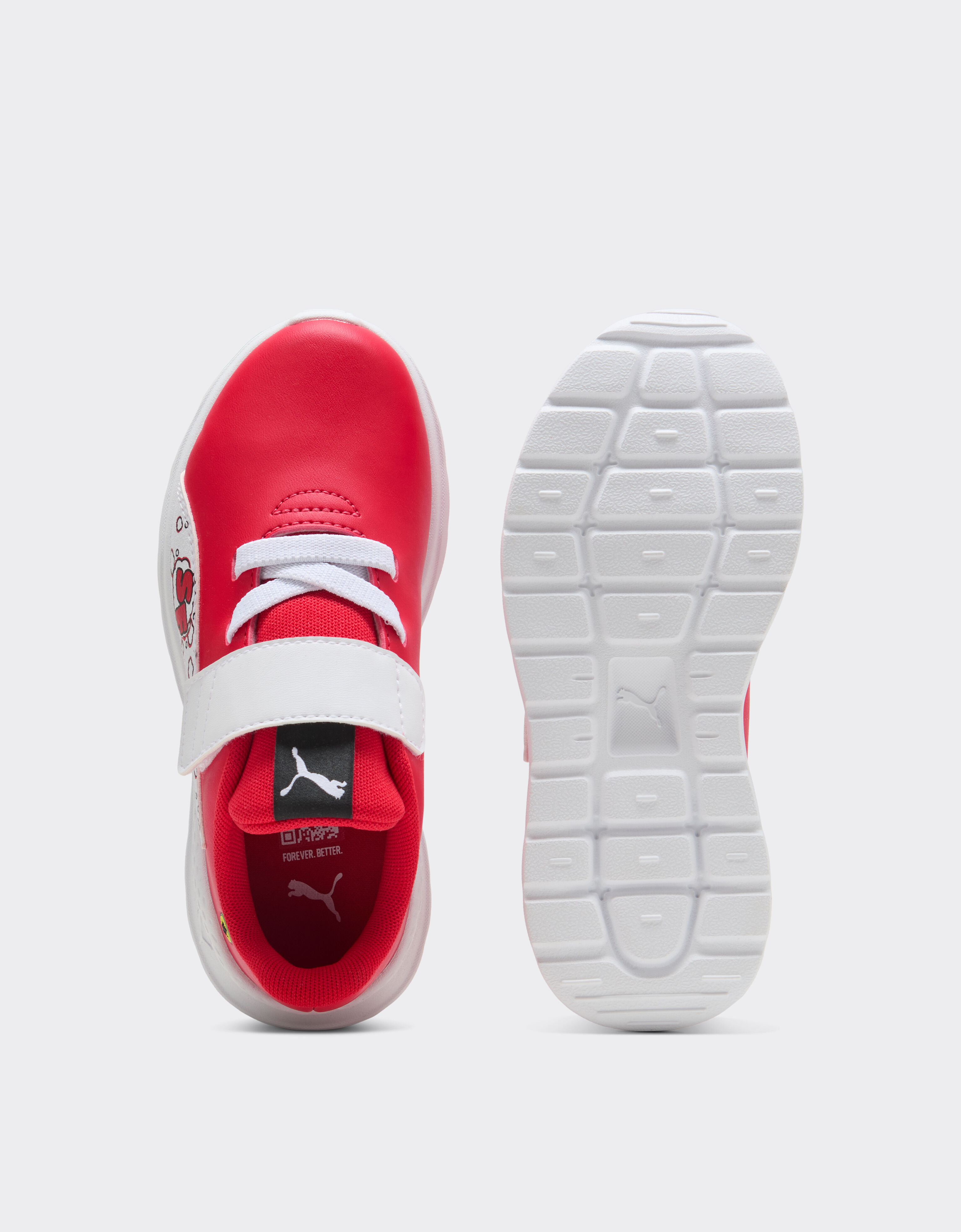 Ferrari Puma 呈现法拉利车队 Anzarun LS AC+ 男女童运动鞋 Red LA0BEfK