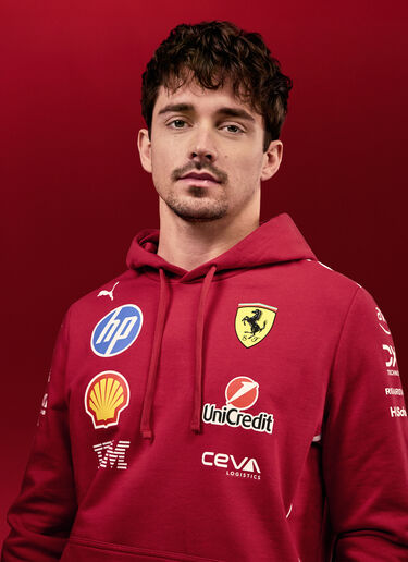 Puma for Scuderia Ferrari HP 2025 pilots hoodie Ferrari Puma for Scuderia Ferrari HP 2025 pilots hoodie 赛车红 LA01Wf