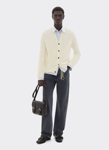 Ferrari Cashmere and silk cardigan Oat 49904f