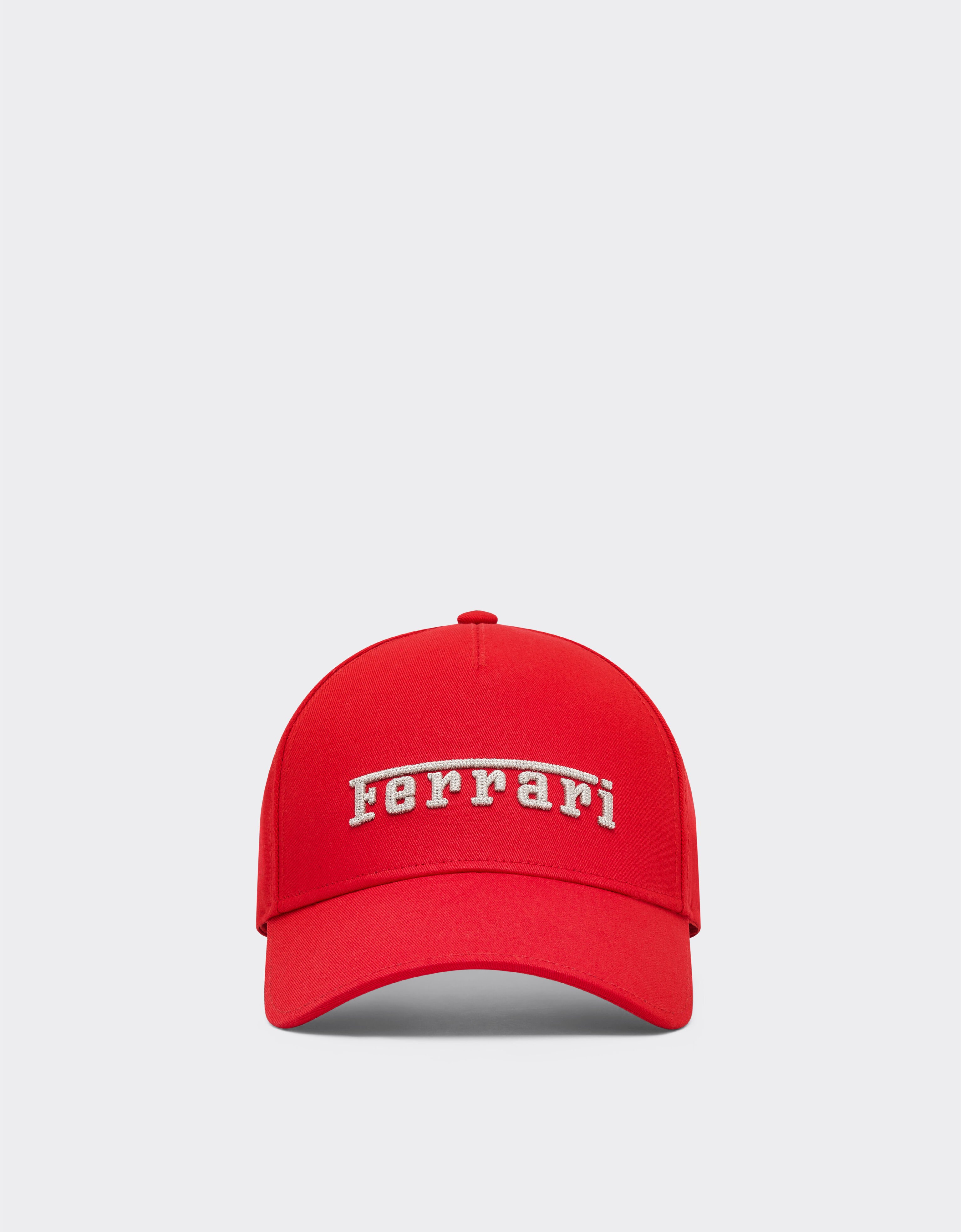 Ferrari Baseball cap with embroidered Ferrari logo Racing red 22825f